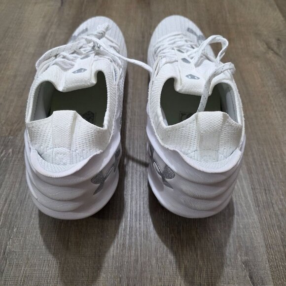 Under Armour Football Cleats Men’s 14 White Silver Diamonds New Open Box - Picture 7 of 9